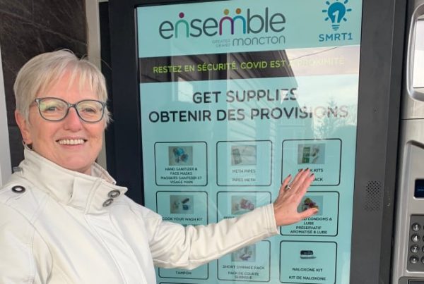 Ensemble Moncton's Debby Warren shows the SMRT1POD fighting the opioid crisis